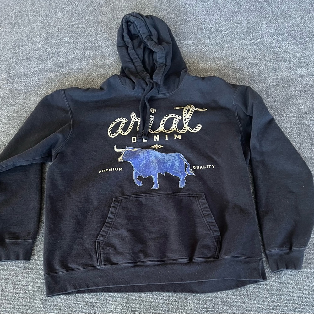 Ariat Black and Blue Graphic Hoodie